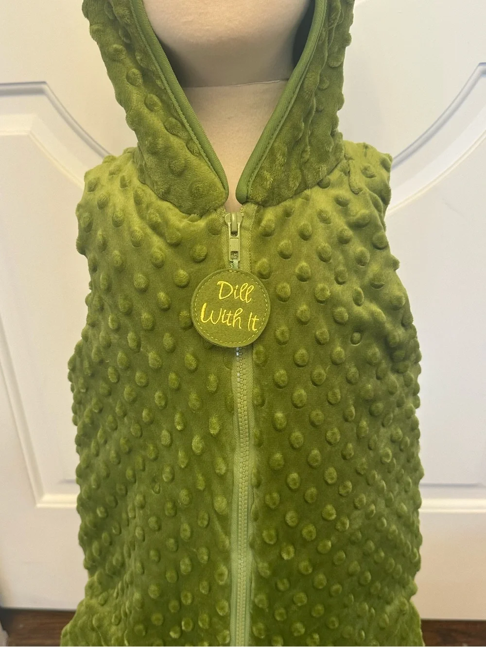 Sweet Dill Pickle Plush Halloween Costume Kids Boy Girl NEW